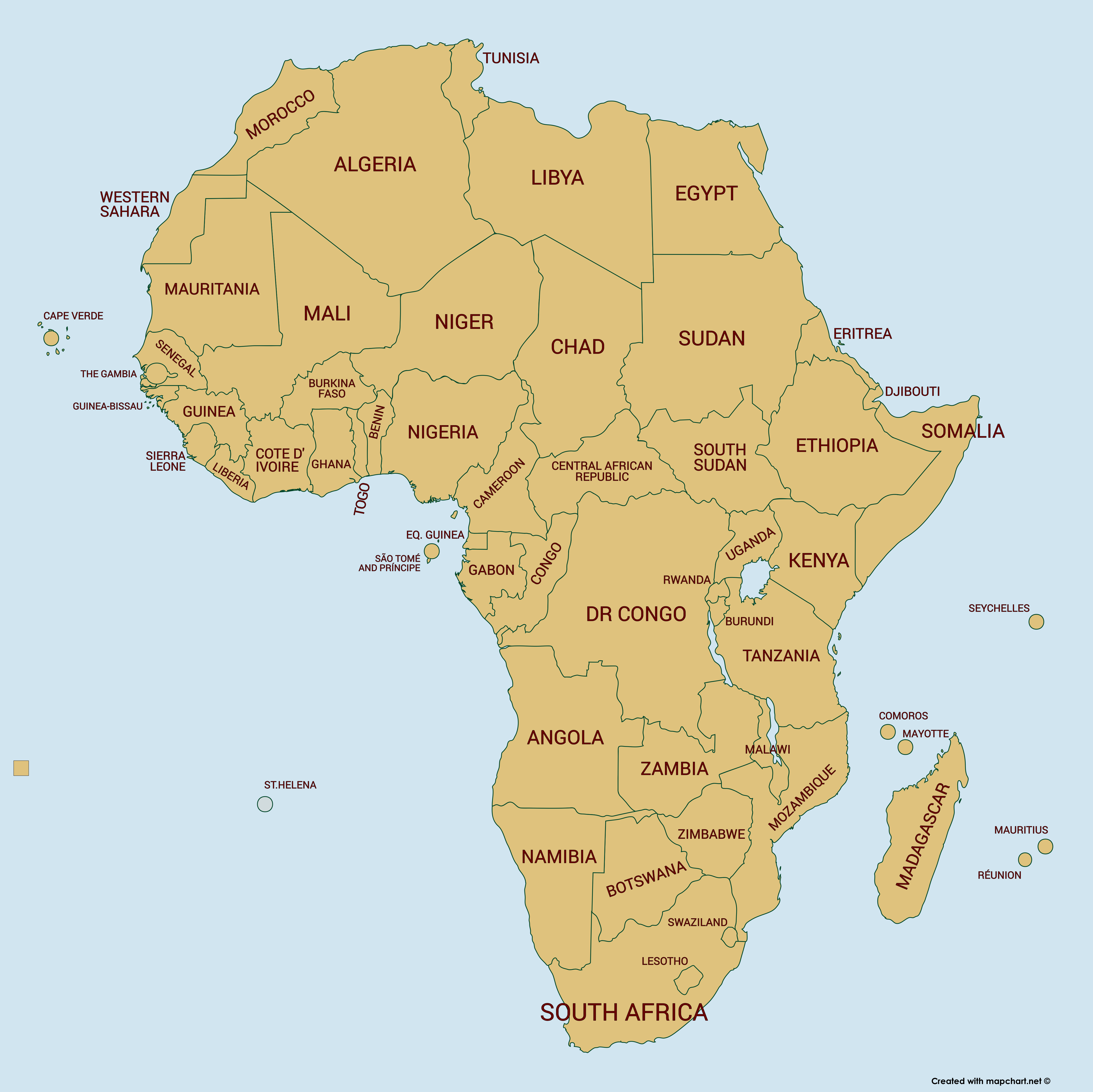 Africa Map Countries And Capitals Map Of Africa Countries And Africa Map Countries And Capitals Map Of Africa Countries And