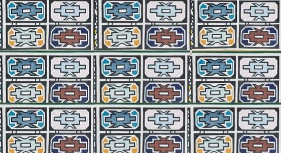African ndebele pattern